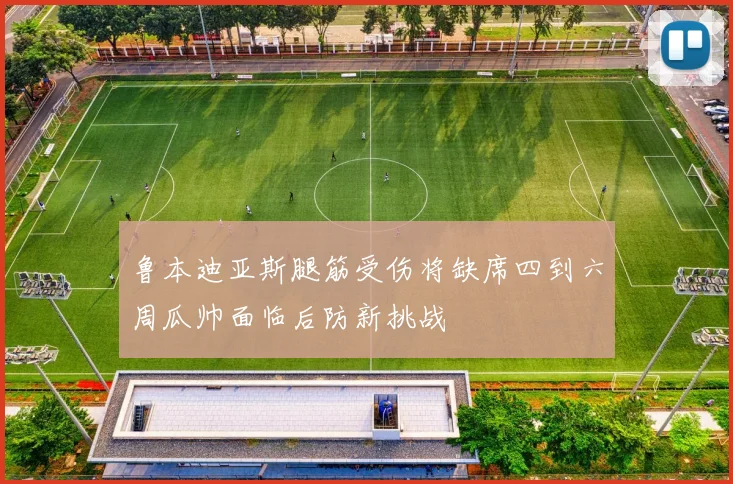 鲁本迪亚斯腿筋受伤将缺席四到六周瓜帅面临后防新挑战